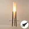 Lámpara de Mesa de Diseño para Sofá de Sala de Estar con Protección Ocular de Espectro Completo, Inspirada en el Zen, Única, Lámpara de Pie Retro para Mesita de Noche de Dormitorio