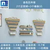 Prateleira de Armazenamento para Salão de Unhas Organizador de Esmalte em Gel Transfronteiriço Rack de Exibição de Esmalte Estilo Simples em Formato de Peteca