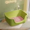 Banheira Caixa de Areia para Gatos Extra Grande Gigante Espessada Semi-Fechada Anti-Respingo Vaso Sanitário para Gatinhos Suprimentos Domésticos para Gatos Novo Estilo