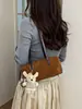 Elegante y texturizada Bolsa Boston de Bolos para Mujer, Bolso de Hombro Minimalista Versátil, Bolso Tote de Gran Capacidad, Bolso Almohada de Mano
