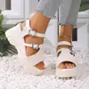 Sandalias Deportivas Talla Grande para Mujer Verano 2025 Nuevo Estilo de Moda Zapatos Casuales de Playa con Suela Suave para Mujer