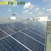 Estructura de soporte para energía verde, soporte triangular para paneles solares montados en el techo, material de aleación de aluminio para montaje de paneles solares