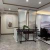 Divisória de Tela de Aço Inoxidável Interior Treliça de Vidro Oco Sala de Estar Vendas Diretas de Fábrica Apartamento Pequeno Entrada Luz Luxo Personalização