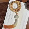 Nueva Serie Estilo Chino Pulsera de Bodhi Rosa Lema de Seis Caracteres Doble Círculo Pulsera de Mano Cuentas Budistas Rosario Al por Mayor