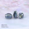 Paquete de 10 cuentas de cerámica Jingdezhen esmaltadas, pequeñas pulseras de cuatro lados, accesorios de joyería con cuentas, pulsera con cuentas al por mayor