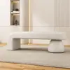 Sofá en forma de tira, banco para cambiarse los zapatos, adecuado para sentarse en la entrada, para salones de peluquería, banco largo exterior de estilo italiano, banco largo de madera ultradelgado para dormitorio y vestidor
