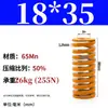 Padrão Japonês Resistente a Altas Temperaturas Mola de Molde Mola de Compressão Doméstica 65Mntf Fio Plano de Alta Resistência Compressão Retangular Alta Elasticidade