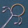 Cuerda de pulsera de cuentas sueltas semiterminada de 4 mm para amantes, moda retro, hecha a mano, cuerda roja, fabricantes venta directa al por mayor