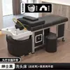 Cama de Masaje y Lavado de Cabello Estilo Tailandés de Acero Inoxidable para Salones de Peluquería, Salones de Belleza y Terapia de Vapor para la Cabeza, Cama de Circulación de Agua a Temperatura Constante, Gran Venta