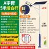 Iluminação Solar Externa Yinglang Projeto Municipal Nova Área Rural Led Super Brilhante 6m Conjunto Completo com Sensor Poste de Rua