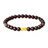 Pulseira de Cubos de Açúcar Dourados Pérolas Naturais Feminina Ouro Puro Contas Torcidas Contas de Transferência Pulseira Celebridade da Internet Estilo Quente Peça Única Dropshipping