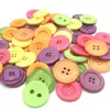 Atacado spot botões de resina de cores mistas adesivos DIY feitos à mão bolsa de materiais Botão Flor botões