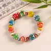 Pulsera de Gato con Pata de Cerámica Estilo Chino Jingdezhen, Alto Valor Estético, Pulsera de Cuentas Artesanal Fresca y Artística, Venta al por Mayor y Dropshipping