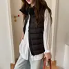 Chaleco de Algodón Versátil de Moda Nuevo para Invierno 2026 para Mujer, Abrigo Corto Sencillo y Cálido