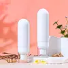 Botella de Loción Tónica Cosmética 80-120ml Blanca Botella Spray Hidratante Plástico PET Botella de Presión Invertida