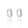 Pendientes con hebilla de oreja esmaltada roja para hombre, diseño moderno de nicho, con un toque de personalidad, sencillos y dulces para mujer.