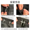 Hebilla Ajustable para Cintura con Diseño de Estrella Cruzada Botón de Cintura Desmontable Sin Costura para Reducir la Talla de Cintura
