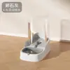 Bebedouro para gatos, comedouro automático para animais de estimação para cães, bebedouro para gatos, dispositivo automático de reabastecimento de água, garrafa de água não elétrica