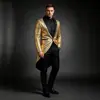 Moda Nueva Primavera y Otoño 2026 Traje de Lentejuelas AliExpress Comercio Exterior Traje de Hombre de un Botón Esmoquin