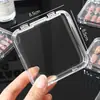 Caixa de Armazenamento de Nail Art Transfronteiriça, Caixa de Exibição Transparente para Unhas Postiças, Organizador Dobrável de Peças de Unha, Caixa de Armazenamento de Joias à Prova de Poeira
