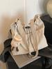 Bolso Grande Casual para Mujer 2026 Nuevo Bolso de Tela de Moda Bolso de Hombro Bolso Tote de Gran Capacidad para la Clase y el Trayecto Diario Bolso Cruzado