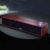 Suministro transfronterizo de altavoces multimedia para computadora de audio con cable + Bluetooth de madera larga 3.5 + USB Altavoces