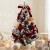 Set de Árbol de Navidad para Decoración de Escena de Sala de Estar, Mini de Escritorio Pequeño Modelo Nuevo, Adornos de Decoración para el Hogar de Alta Gama