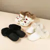 Forro para sapatos de caverna com forro de fleece para inverno, capa de algodão removível, capa de lã removível, pantufas de pelúcia de algodão acolchoadas, atacado