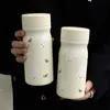 Copo Térmico de Leite de Grande Capacidade para Meninas, Novo Modelo 2026, Alto Valor Estético, Copo para Beber Diretamente para Estudantes, Copo de Água de Aço Inoxidável 304L