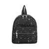 Mochila Nueva de Estrellas y Lunares Moda Versátil Estudiante Bolsa Escolar Mochila Sencilla Femenina Gran Capacidad Bolsa para Viajes