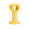 Batente de porta flexível de plástico com ventosa de silicone extensível, sem necessidade de furar a porta, anticolisão e silencioso, para uso com luvas. Direto da fábrica.