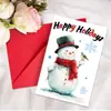 Transfronterizo Nuevo 1 Tamaño Grande Set de Sobres para Tarjetas de Felicitación Navideña Lote de Tarjetas de Bendición para Rituales de Año Nuevo