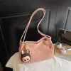 Bolsa Retro Esmerilada para Viajes Cotidianos Otoño e Invierno 2025 Nueva Bolso de Hombro Grande de Capacidad para Mujer Bolsa de Tote para Salidas de Estudiantes Universitarios