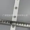 Cinta de espiga de algodón puro con ojales, cinta de algodón perforada, ojales metálicos, cincha, correa para el hombro, pretina, cincha accesorio para prenda