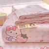 Sábana de Clase A Pieza Única Modelo Nuevo 2025 Colcha de Gasa de Doble Capa Dormitorio No Algodón Puro Funda de Almohada Individual Juego de Tres Piezas Cuatro Estaciones 4