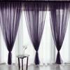 Cortinas de Color Sólido Terylene para Dormitorio Sala de Estar Transparente Modelo Nuevo Dropshipping Transfronterizo Tiktok Amazon Temu