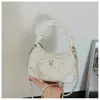 Bolso de mano para mujer 2026 verano nuevo estilo nicho moderno bolso bandolera con cadena bolso tipo dumpling plisado bolso tote pequeño para el trabajo