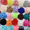 Estilo Coreano Telas de Seda y Satén Flor de Tela Flor de Rollo Rosa Accesorios Florales Accesorios para el Cabello DIY Diademas para Niños Accesorios Florales Pequeños Hechos a Mano Accesorios para Ropa