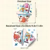 Br3894C Cachorro de Dibujos Animados Divertido Bañándose Lindo Pegatina de Pared Autoadhesiva Decoración de Baño Inodoro Pegatina