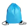 Bolsa de Malla para Prueba al por Mayor, Pantalones con Bolsillo de Solapa y Cordón con Logo Impreso a Color, Mochila de Poliéster Empalmado con Bolsillo de Cordón para Almacenamiento