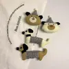 Nuevo Dibujo Animado Empalme Tira Larga Cabeza de Perro Oso DIY Forma de Perro Dachshund Pasador Accesorios para Maletas Ropa Accesorios