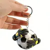Llavero Acrílico Decorativo Colgante para Mochila de la Copa Mundial de Fútbol Mundo Plano 2D Transfronterizo para Aficionados al Fútbol