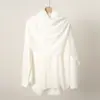 Artículo Más Vendido en el Sudeste Asiático: Bufanda Larga de Algodón y Lino de un Solo Color para Mujer, Cómoda, Transpirable, Elástica, Sencilla, Étnica, Versátil como Pañuelo para la Cabeza y Chal
