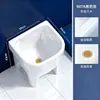 Fregadero de Cerámica para Fregar Suelos del Hogar, Fregadero para Fregar Suelos de Balcón, Cubeta para Fregar Suelos, Lavabo para Baño, Lavabo Pequeño Grande para Exteriores