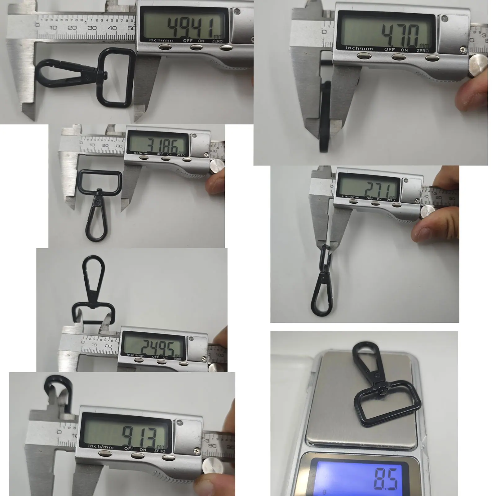 锌合金钩扣狗扣方尾板扣