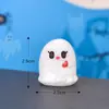Decorações em miniatura para o Halloween, paisagens em miniatura para bonsai, arranjos de suculentas, fantasma feliz, morcego, abóbora realista, bruxa, múmia, cachorro