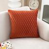 Funda de Almohada Plegada de Alta Gama Tridimensional Shengdu para Cama, Estudio, Dormitorio, Cojín de Cabecera, Almohada Versátil de Color Sólido
