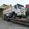 Caminhão Tanque de Óleo Howo Usado de 20 Toneladas Caminhão de Reabastecimento Móvel Modelo de Exportação Caminhão Tanque de Óleo Howo Pesado Oito Rodas Traseiras