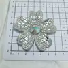 Ins Estilo Coreano Moda Strass Hot Diamond Flor de Cinco Pétalas DIY Clipe de Borda Artesanal Adorno de Cabeça Flor para Sapato Broche Acessórios de Roupa