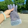 Guantes de Nuevo Estilo para Mujer en Otoño e Invierno, Pantalla Táctil, Forro Polar, Guantes Cálidos de Gamuza, Engrosados para Protección contra el Frío, Adecuados para Ciclismo en Invierno